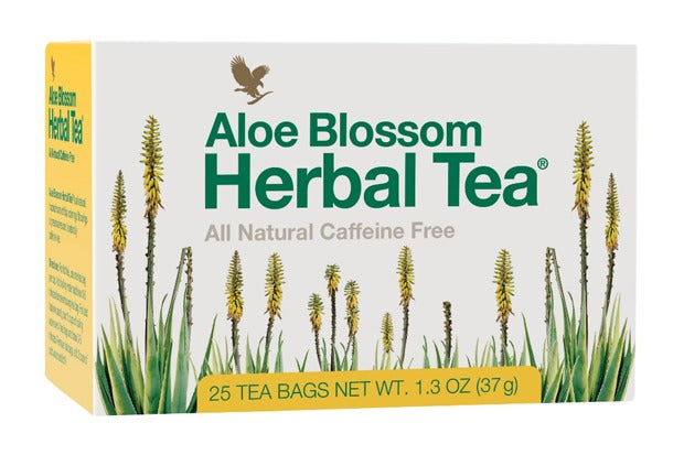 Aloe Blossom Herbal Tea – biljni čaj sa cvetom aloe i aromatičnim začinima, bez kofeina, u pakovanju od 25 kesica