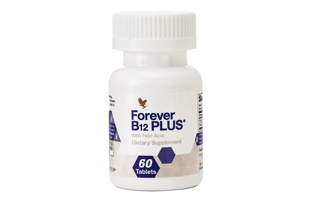 Forever B12 Plus – tablete sa vitaminom B12 i folnom kiselinom za energiju i nervni sistem, pakovanje od 60 komada
